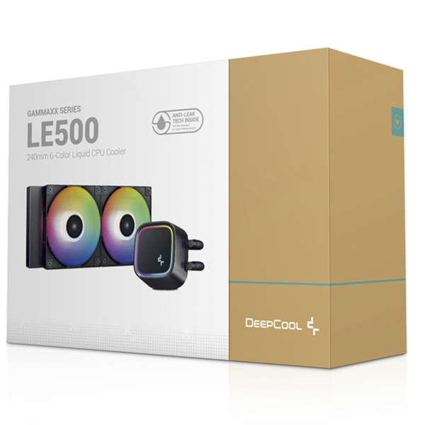 Water Cooler DeepCool LE500, LED 6 Cores 240mm, Intel-AMD - Imagem 2